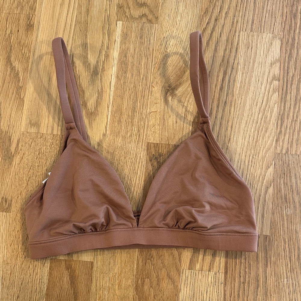 PINK Victoria's Secret Brown Triangle Bralette